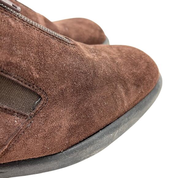 Blondo Chocolate Dark Brown Genuine Leather Suede Loafers Comfort Shoes 10 - Picture 4 of 16